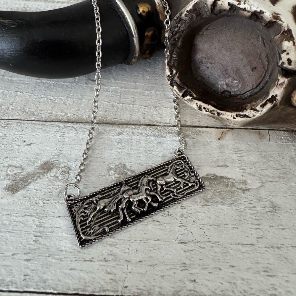 Running Horse Necklace